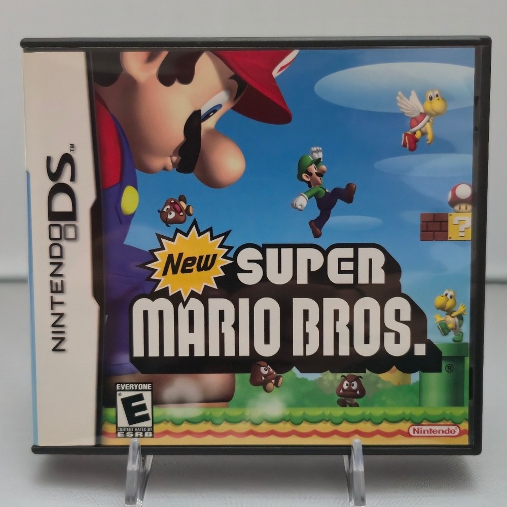 New Super Mario Bros - Nintendo DS - Authentic Complete CIB Tested Very Clean